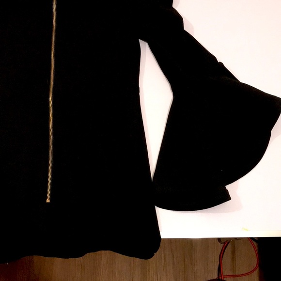 Teeze Me Off the Shoulders Black Dress - Picture 3 of 5